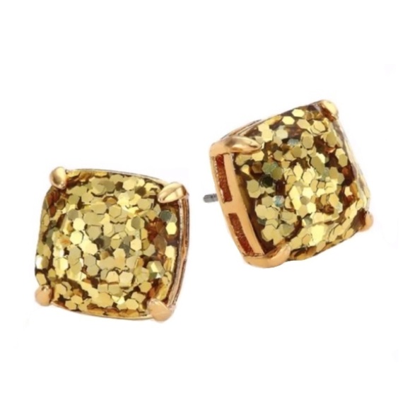 KATE SPADE • Glitter & Glee Gold Earrings - Picture 3 of 6